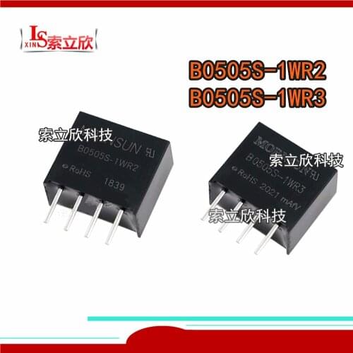 New Power Module B0505s-1wr2 B0505s-1wr3 5v To 5v Dc-dc Isolation Module Isolated Regulated Power Supply 5v To 5v
