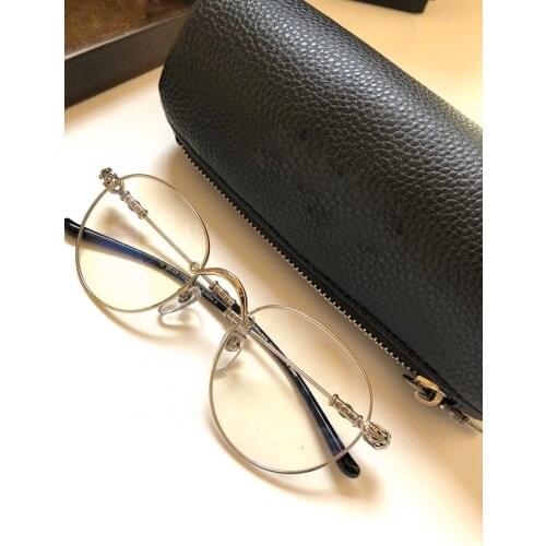 Cody Sanderson Retro Fashion Style Neutral Glasses Prescription Frame Bubba Round Punk Side Design