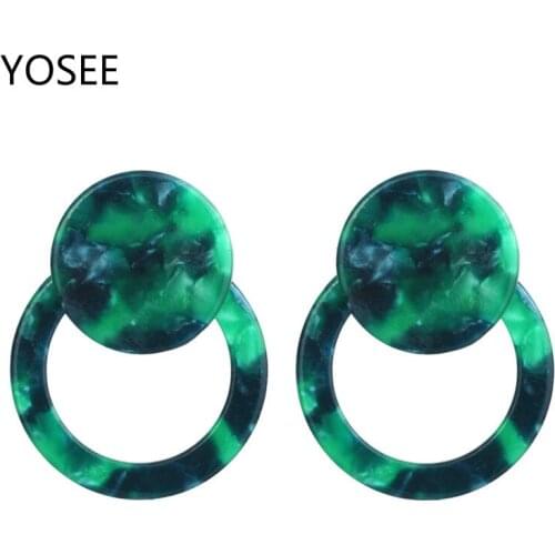 Simple Baitao High Quality Plate Geometric Earrings for Women