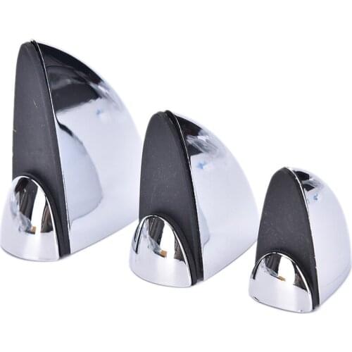 Adjustable Zinc Alloy Bracket Support Shelf Holder For Glass / Wood Shelves Glass Clamps Size S/M/L