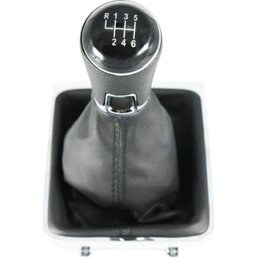 For Passat B7 2011 2012 2013 2014 2015 New 6 Speed Gear Stick Shift Knob With PU Leather Boot