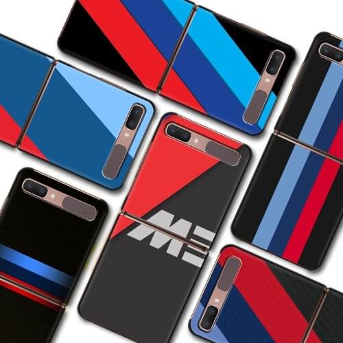 Blue Red Sport Car PC Phone Case for Samsung Z Flip 3 Hard Plastic Smart Casing Fundas for Galaxy Z Flip 5G Cover Caso Coque Bag