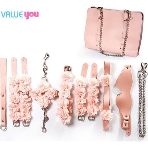 SM Flower Sexual Abuse Set Couples Flirt Alternative Bundle Toys Restraint Adult Sex Products