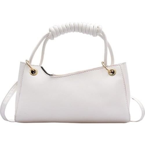 Handbags for women 2020 baguette crossbody clutch channels mini purse white leather luxury korean style cute fake designer bag