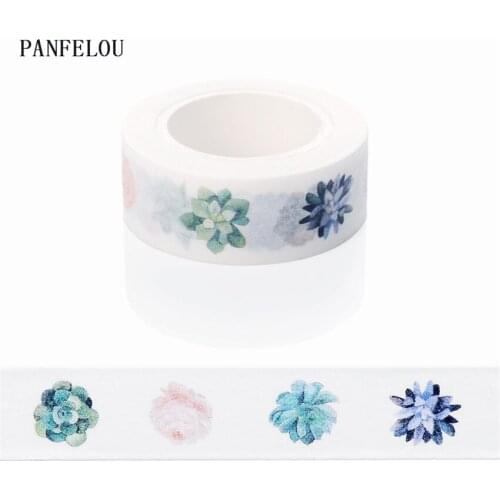 10M*15mm Meaty plant stickers Washi Masking tape Quality good price HOT sell DIY Scrapbook Embellishments Decoration