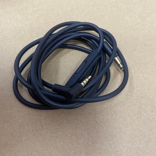 100pcs 3.5mm Replacement Audio Cable Cord w/Mic for Beats by Dr Dre Headphones Solo Studio Pro Detox Headset Earphone