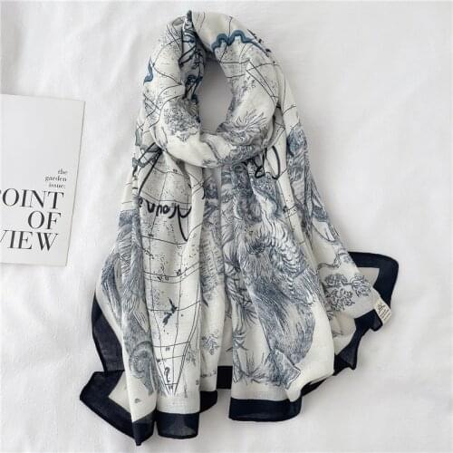 2021 Cotton Scarf Winter Warm Pashmina Shawls Women Luxury Brand Foulard Hijab Scarves Warm Headband Autumn Wraps New