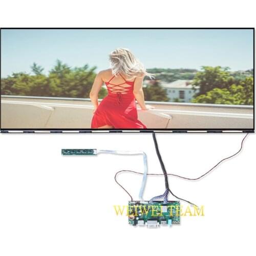 25 Inch IPS LCD Monitor 60hz 2560*1080 21:9 Ultra Wide FHD 3-Side Borderless Matte Screen 99% SRGB DP DVI LVDS Driver Board
