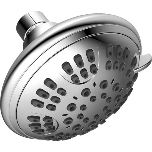 6 Function Multifunction Pressurized Water-saving Rotating Top Sprinkler Shower Head