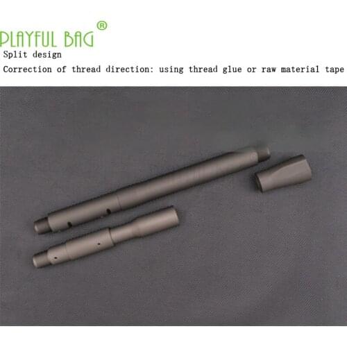 Outdoor activity CS toy water bullet gun accessories TTM MGPPL Casing Jinming 9 Generation Casing M4 Dual Tube 9+4 inch PI22