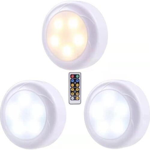 Ball light wireless RGB color remote control counter light corridor bar decoration atmosphere afraid of light