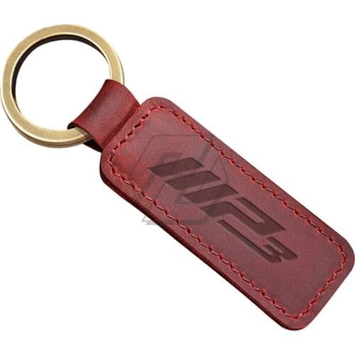 Motorcycle Keychain Cowhide Key Ring Case for Piaggio MP3 300 500 HPE Sport