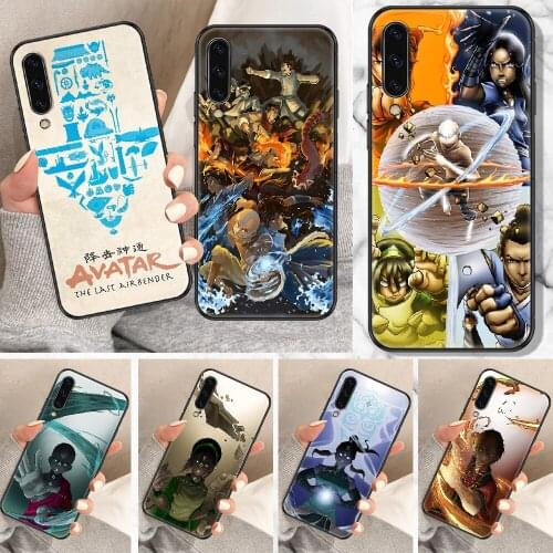 Avatar the Last Airbender Phone Case For Samsung Galaxy A 10 12 20E 21S 30 32 40 50 51 52 70 71 72 5 6 7 2016 2018 black luxury