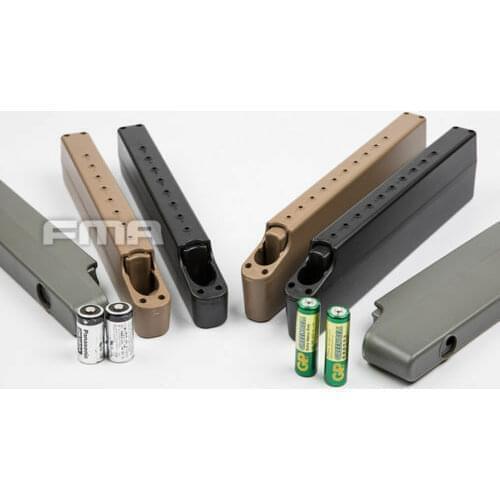 FMA Function AA / CR123 Battery Storage Case Organizer Holder TB1308/1309 BK/DE/FG