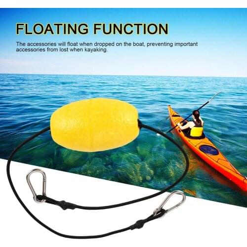 Kayak Float Elastic Rope Spring Clasp Anti-lost Kayak Canoe Boat Anchors Floating Accessories With Elastic Rope Kayak Accessory