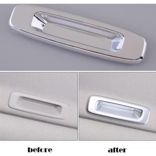 Chrome Interior Dome Sunroof Door Handle Cover Trim Moulding Fit for Toyota Tacoma 2016 2017 2018 2019