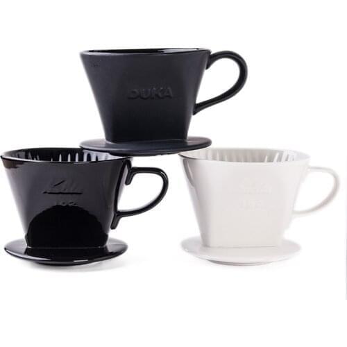 101/102 Cone Coffee Dripper Ceramic Hand Drip Coffee Filter V60 Permanent Coffee Brewer Pour Over Coffee Maker Drip Filter