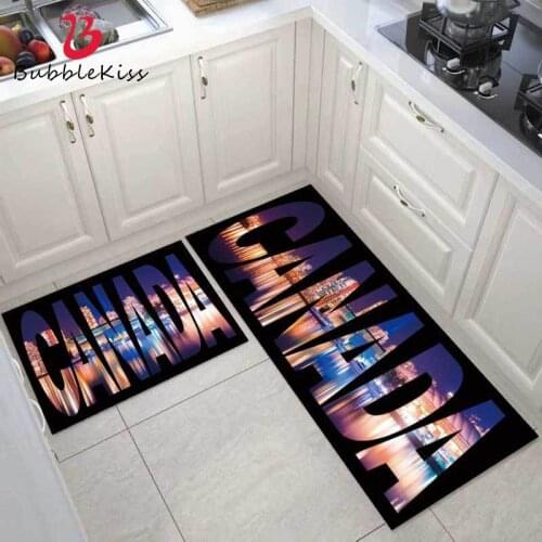Bubble Kiss Kitchen Mat Easy To Clean Carpet Geometry Modern Home Rug Living Room Floor Mat Absorb Oil Doormat Non-slip Area Rug