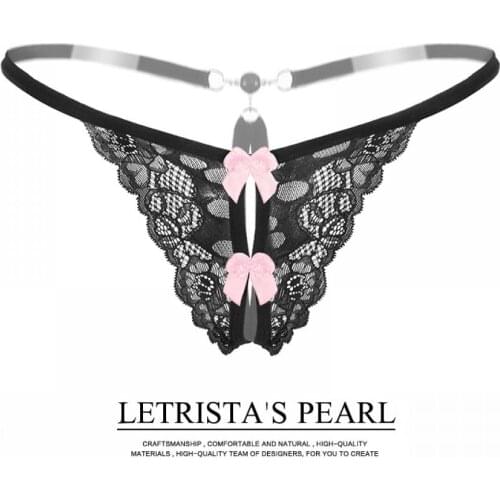 Lace Panties Womens Low Waist Sexy Breathable Mesh Gauze Girl Thong Temptation Lady Transparent Hot Thong G-String