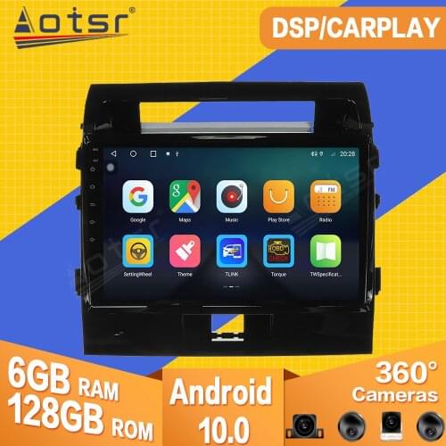 For Toyota Land Cruiser 200 2008 2009 2010 2011-2015 Android Car Tape Radio Recorder Video Player Navi GPS Multimedia Head Unit