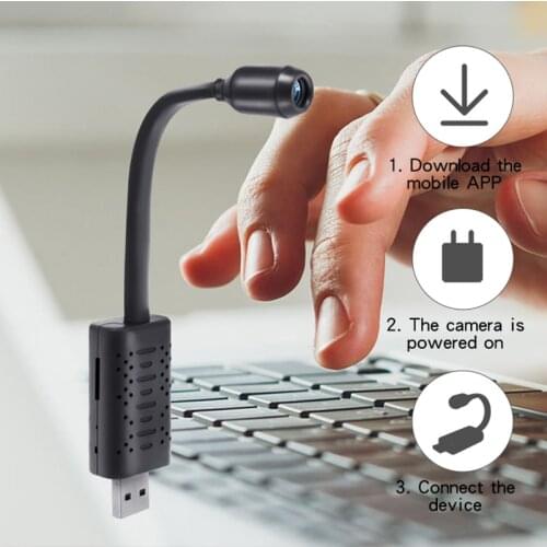 Mini Surveillance Cameras Wifi Camera IP USB HD 720P Smart AI Human Detection Security protection Remote Video Audio Recorder