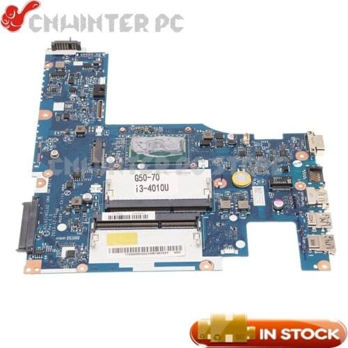 NOKOTION ACLU1/ACLU2 NM-A272 NM-A362 MAIN BOARD For Lenovo G50-70 G50-70M Z50-70 Laptop Motherboard I3-4010U CPU DDR3