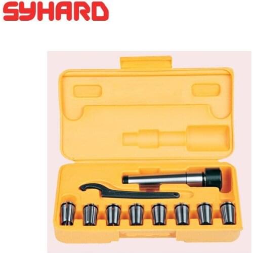 Q24-R8 / Q24-NT30 / Q24-NT40 / Q24-MS2 Milling chuck SET MT2 MS3 taper shank High elastic collet spring