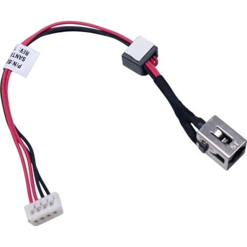 DC Jack Connector For Toshiba Satellite C50 C55 C55D C55T C55DT C50-A C50-D C55D-A C55T-A DC Power Jack Socket Plug Cable