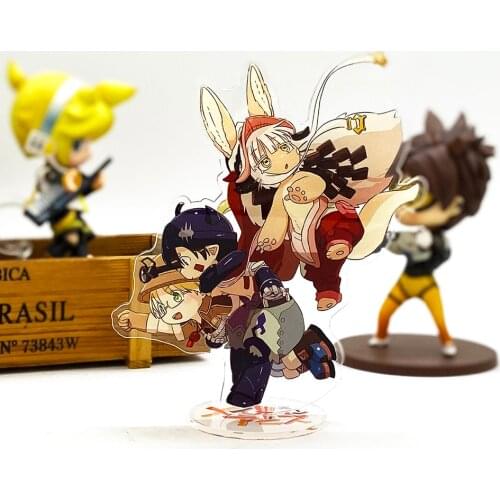Made in Abyss Regu Riko Nanachi HM acrylic stand figure model plate holder cake topper anime Japanese