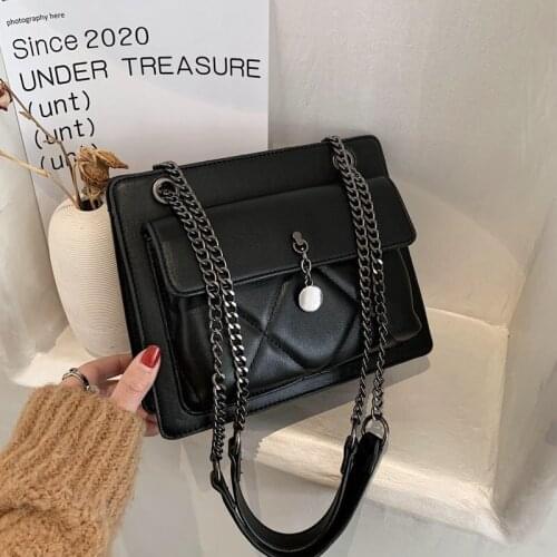 Crossbody Bags for Women Leather Messenger BagsHandbags Luxury Designer Sac A Main Female Fashion Shoulder Bag Black Flap Bag