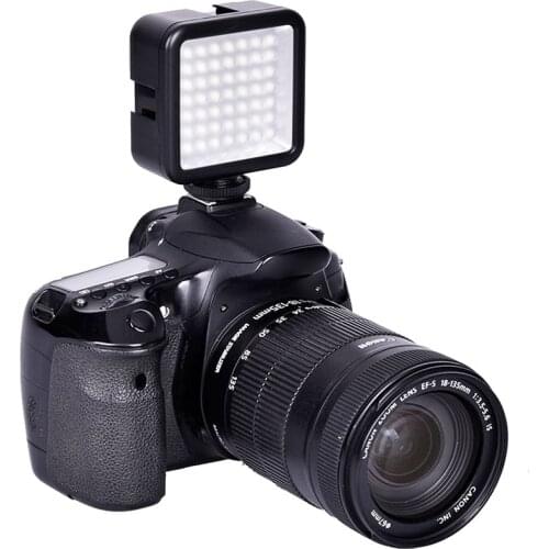 Flash Mini Pro Led-49 Video Light 49 Led Flash Light For Dslr Camera Camcorder Dvr Dv Camera Light Black
