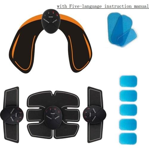 Smart EMS Heupen Trainer Elektrische Spierstimulator Draadloze Billen Abdominale ABS Stimulator Fitness Body Afslanken Massager