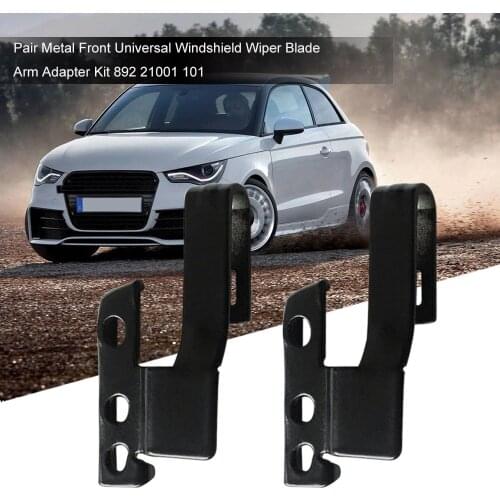 KKMOON Universal 2PCS Metal Front Windshield Wiper Blade Arm Adapter Kit 892 21001 101