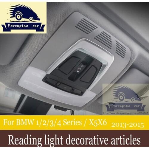 Interior fittings for BMW 2 3 4 Series X5 F16 F30 light reading lamp dormer trim cover button Stickers