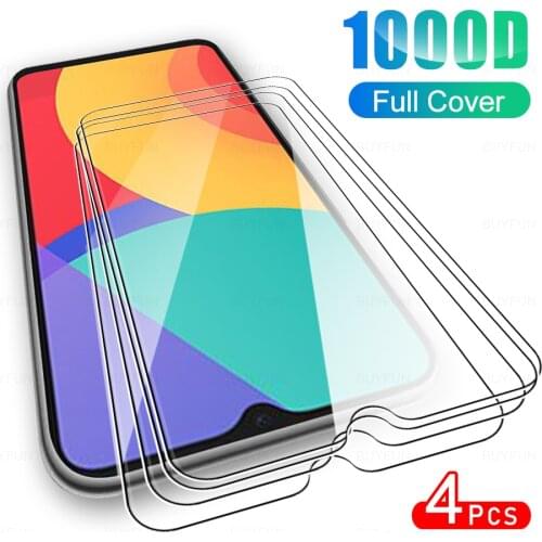 4Pcs Full Protective Glass For Alcatel 1S (2021) Phone Tempered Glass Full Cover Screen Protector For Alcatel1S 1 S SE 2020 2021
