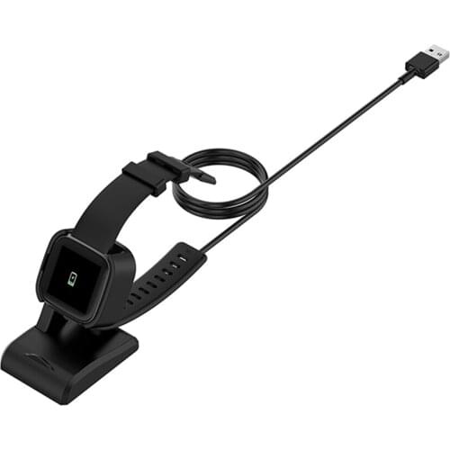 1M Charging Cable Fast Charger Charging Dock Stand for Fitbit Versa 2 Smart Watch Accessories Portable Phone Holder Stand