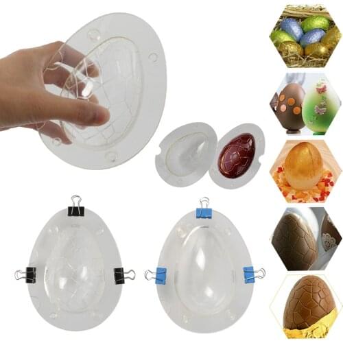 3D Easter Egg Shape Mold Chocolate Candy Mould Fondant Cake Mold