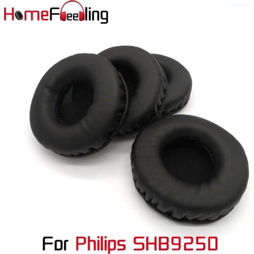 Homefeeling Ear Pads For Philips SHB9250 Earpads Round Universal Leahter Repalcement Parts Ear Cushions