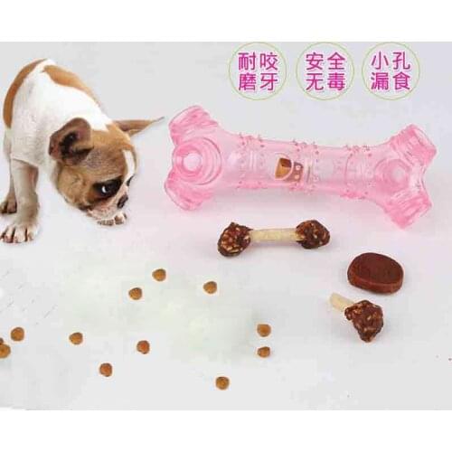 Dog Puppy Toys Puzzle Missing Food Supplies Bone Tree Branches Leakage Food Playing Toy 2021