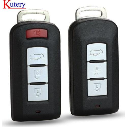 Kutery for Mitsubishi Outlander Lancer Eclipse Galant Replacement Remote Car Key Shell Case Fob