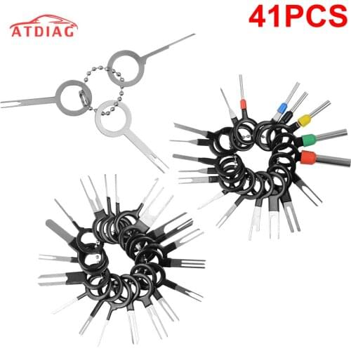 Car Terminal Removal Kit Wiring Crimp Connector Pin Extractor Puller Terminal Repair Professional Tools