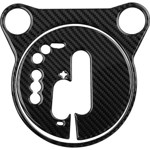 Automatic Transmission Console Insert Sticker Carbon Fiber Gear Shift Panel Cover Trim For Nissan 370Z Z34 2009-2021 Accessories