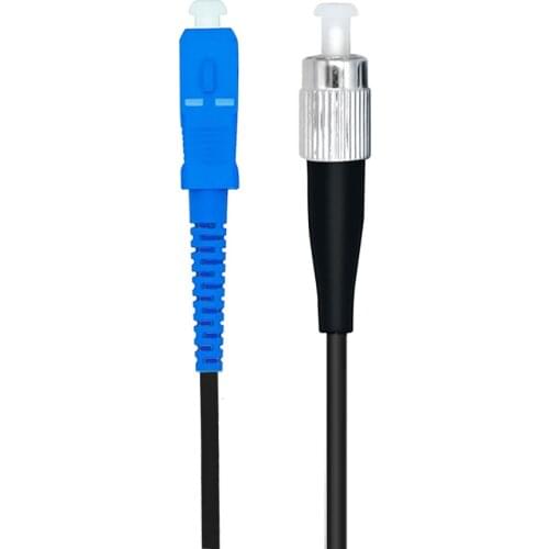 164FT Outdoor Armored 50Meters FC-SC Simplex 9/125 OS1 Single-mode Fiber Optic Cable Patch Cord Jumper FC to SC FC/PC-SC/PC