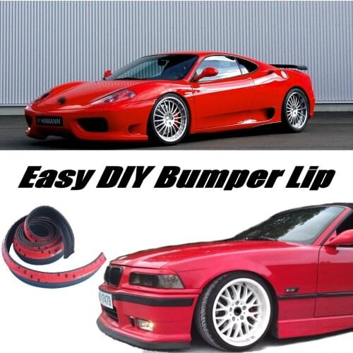 NOVOVISU Bumper Lip Deflector Lips For Ferrari 360 Modena 1999~2005 Front Spoiler Skirt For Car Tuning / Body Kit / Strip