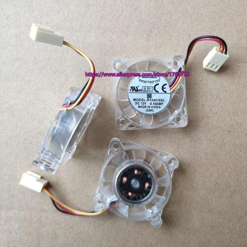 Brand new and original EVERFLOW R124010SL 40*40*10mm 4cm cooling fan 12V 0.10A 3wires
