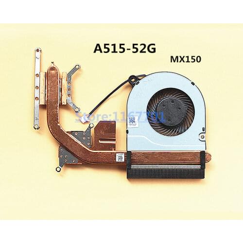 New original Laptop CPU Cooling radiator Heatsink Fan For Acer Aspire 5 A515-52 A515-52G MX150