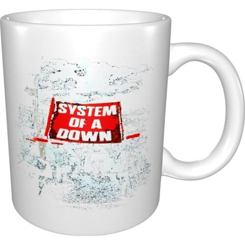 Officially Licensed System Of A Down Mug Coffee Cup Coffee Mug Bamboo Glass With Lid Nespresso Cup