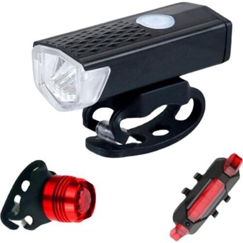 Bicycle Headlight USB Charging Light Front Back Lights For Night Safety Riding Cycling Riding Road Mountain Bikes Accessories