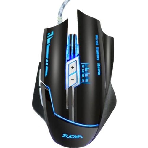 Professional Gaming Mouse DPI Optical Wired Mouse LED Backlight Computer Mice For Laptop PC Game