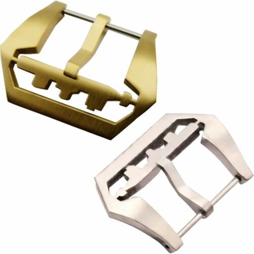 20/22/24/26MM Pure Copper / Stainless Steel Watch Buckles Big Watch Band Clasps For PAM382 PAM507 / 508 PAM000 PAM111 PAM517